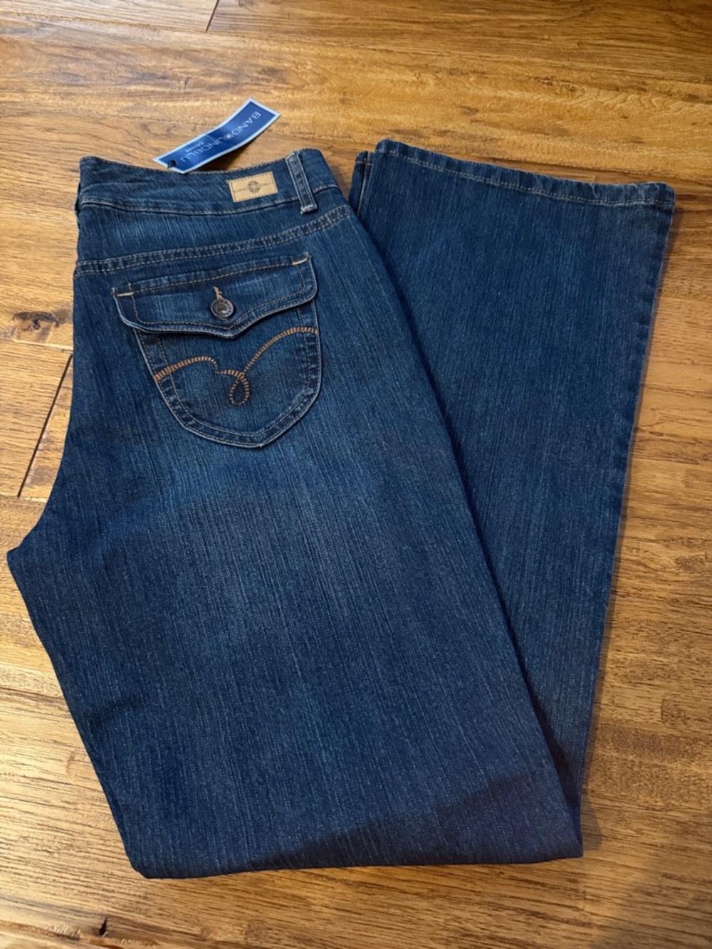 Bandolino Dark Blue Boot Cut Jeans